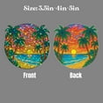 thumbnail image 3 of Lotusprinthandmade Palm Trees with Colorful Sunset Custom Shape Star Hologram Ornament 8in – Palm Trees with Colorful Sunset Hologram Ornament, 3 of 4