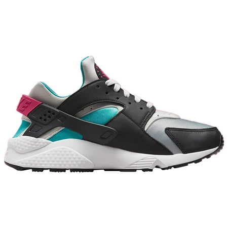 

Nike mens Air Huarache Running Shoe Black/Lethal Pink-new Emerald 10.5