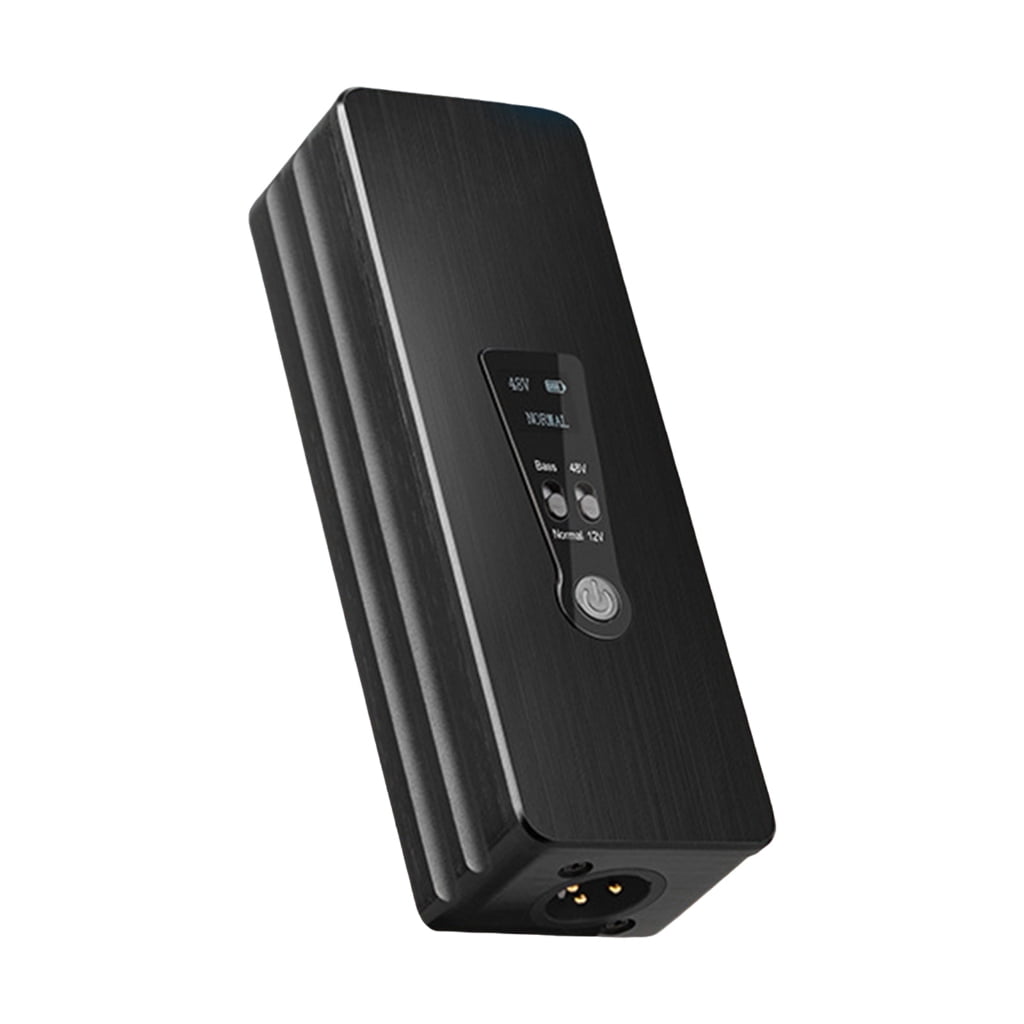 Professional 48V Power Supply Rechargeable Battery for Condenser Microphones LED Display for Recording Equipment