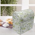 thumbnail image 3 of Green Leaf Stand Mixer Cover, Watercolor Style Olive Branch Mediterranean Tree Organic, Kitchen Appliance Organizer Bag Cover with Pockets, 5 Quarts, Avocado Green, by Ambesonne, 3 of 4