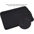 thumbnail image 3 of ZHUYING 14.1-15.4inch Laptop Sleeve Case for Dell XPS 15/Latitude 14/Inspiron 14, Acer HP Lenovo ASUS Chromebook 14/ HP Stream 14/ ASUS ZenBook VivoBook 14/ IdeaPad 3 Computer Notebook Bag（black/gray）, 3 of 5