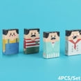 thumbnail image 4 of 4pcs, Creative And Funny Bald Elderly Pencil Eraser Student Stationery School Office Supplies Will Gradually Bald With Your Use, Back To School, School Supplies, Kawaii Stationery, Colors For School,, 4 of 5