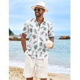 thumbnail image 3 of COOFANDY Men's Hawaiian Shirts Short Sleeve Tropical Shirts Summer Beach Clothes for Men, 3 of 6