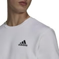 thumbnail image 3 of Men's adidas Feel Cozy Fleece Sweatshirt Color: White Black Size: XXL, 3 of 5
