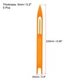 thumbnail image 2 of Uxcell 9# Plastic Netting Needle Shuttles Net Repair Mending Tool, Orange 5 Pack, 2 of 5