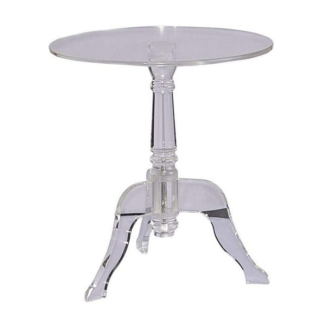 Pemberly Row Table d'Extrémité en Acrylique Transparent