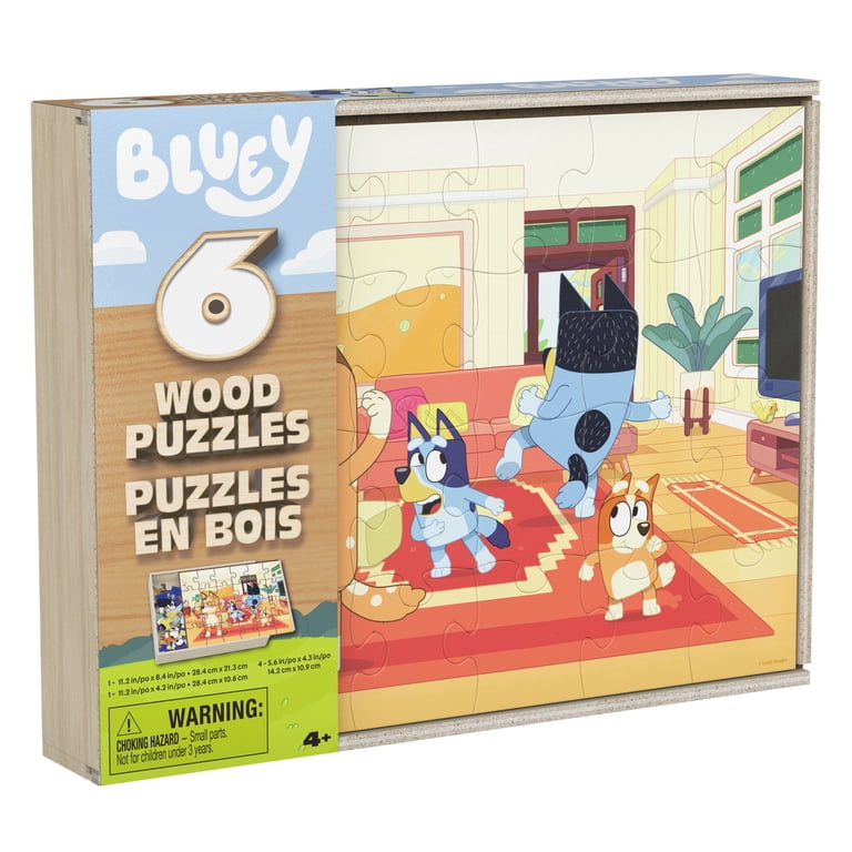 Spin Master Bluey 6-Pack Wood Puzzles Collection photo 7