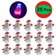 thumbnail image 2 of EeaseMX Broche de insignia de muñeco de nieve de 25 piezas con luz LED para niños regalo, 2 of 8