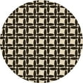 thumbnail image 1 of Ahgly Company Machine Washable Indoor Square Transitional Midnight Gray Area Rugs, 3' Square, 1 of 7
