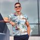 thumbnail image 4 of Fotbe Watercolor Sailboat Camiseta Polo de Golf para Hombre con Estampado – Camisa Deportiva Transpirable con Cuello Abotonado-3X-Large, 4 of 6