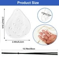 thumbnail image 4 of AMZVIO 2pcs Eye Shield After Cataract Surgery, Clear Eye Patch Plastic Eye Shield with Extended Elastic Strap Longer & Wider for Adults Eye Protective After Cataract Surgery(Beige), 4 of 8