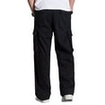 thumbnail image 2 of TRGPSG Men's Cargo Pants Multi-Pocket Casual Fleece Regular Work Pants, 2 of 5