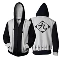 thumbnail image 3 of Sudadera con capucha de Anime Bleach para hombre y mujer, sudadera con cremallera, sudadera con capucha de Kuchiki Byakuya Squad 6 Captain, disfraces de cosplay, ropa de calle Harajuku, 3 of 5