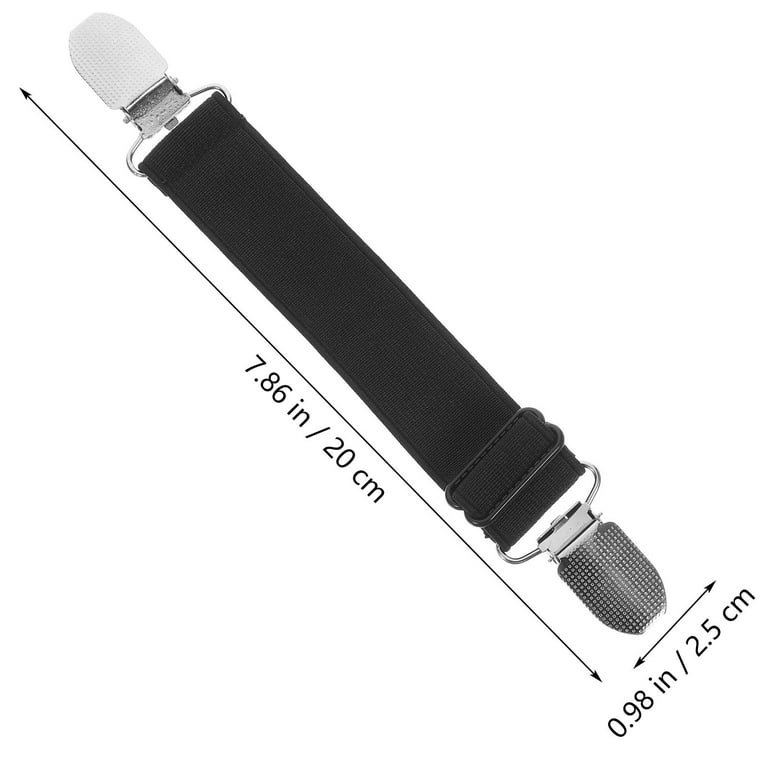 YUNLIGHTS 4pcs Elastic Adjustable Boot Straps Pant Stirrups With