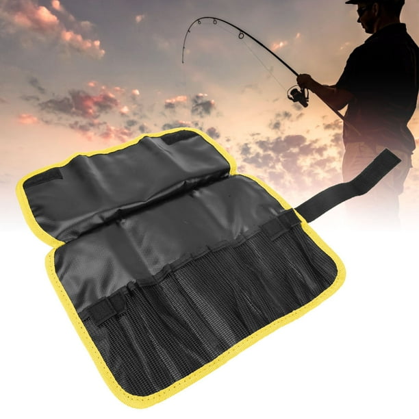 Lure Storage Bag, Portable Fishing Tackle Bag, Exquisite PVC Sea Fishing  For Fishing Lake Fishing Fishing Lover Yellow 