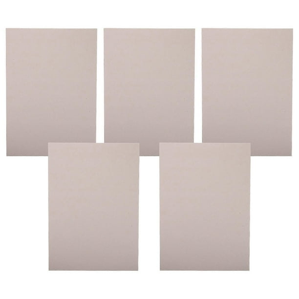 DIY A3 Size Paperboard for Kids Crafts Beige Color Durable and Portable 5 Pcs