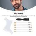 thumbnail image 3 of Barber Pencils Set with Ruler Brush, Portable Easy To Use Beard Shaper Kit Professional  for Men, 3 of 7