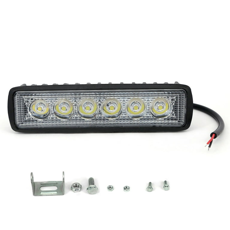 6 LED 18W Car LED Work Light DRL High Brightness Spotlight Offroad  Automobile Truck Driving Headlight Fog Lamp 12V - AliExpress