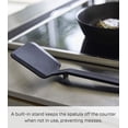 thumbnail image 3 of Yamazaki Home Floating Utensil - Four Styles, Black, Silicone, Spatula, Dishwasher Safe, Floating Design, No Assembly, 3 of 7