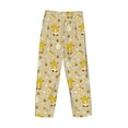 thumbnail image 6 of Balery Cute Bee Gnome 2 print Men's Pajama Pants,Ultra Lightweight Pjs,Lounge Pant-Small, 6 of 9