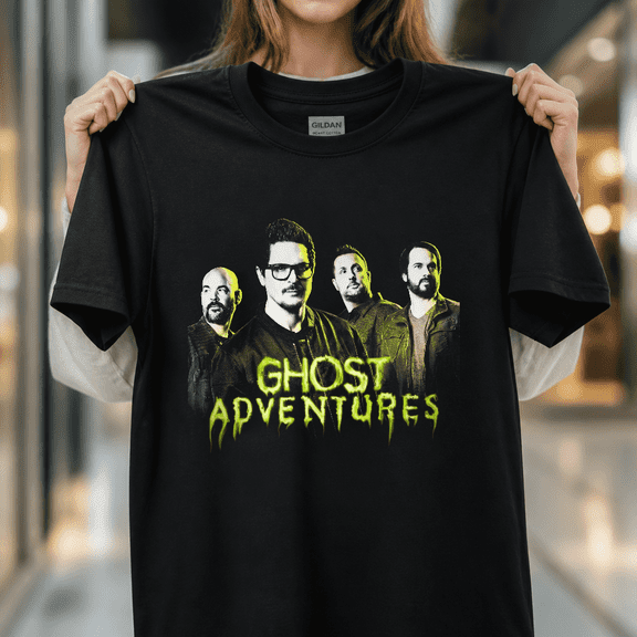 Ghost Adventures Toxic Yellow Goo Paranormal Zak Bagans Fan Graphic Unisex T-Shirt V17630, S - 5XL