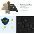 thumbnail image 5 of Alpcour Heated Massage Reclining Stadium Seat with Back Support and Side Pockets, 5 of 9