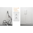 thumbnail image 3 of Sleek Socket Corrector de salida ultrafino original y patentado con kit de corrector de cable, cable de extensión plano con tira de alimentación de múltiples salidas, ideal para mejoras en el hogar, o, 3 of 5