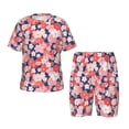 thumbnail image 1 of Balery Japanese Cherry Blossoms Conjunto de Pijama Infantil de Manga Corta con Estampado – Ropa de Dormir de Algodón Suave-XX-Large, 1 of 6