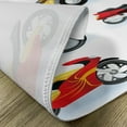 thumbnail image 5 of Ambesonne Cartoon Place Mats Set of 4, Motorcycle Hippie, Standard Size, Black Yellow, 5 of 6