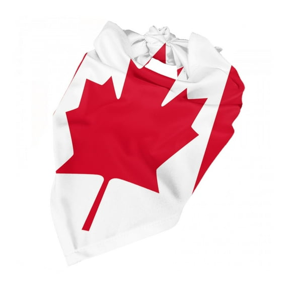 Flag Of Canada Dog Bandana Pet Scarf Dog Party Supplies For Dogs Pet Accessories For Dog Lovers