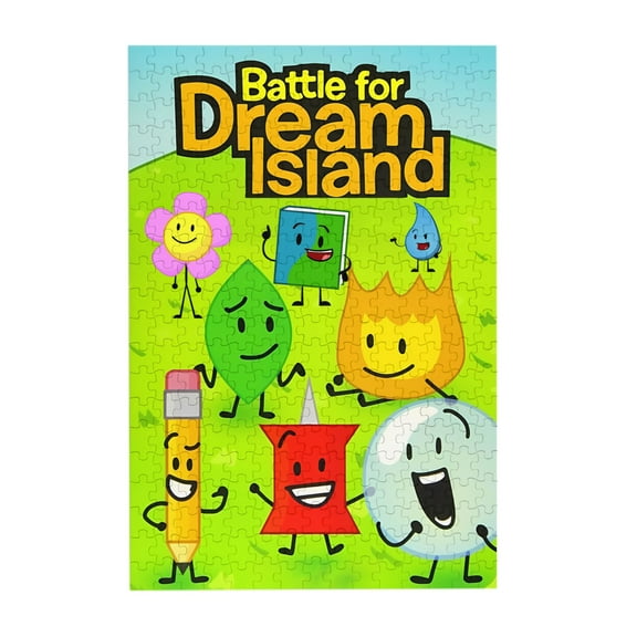 Battle For Dream Island Bfdi 300 Piece Puzzles, Wooden Jigsaw Puzzle, Fun And Challenging Family Games