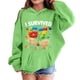 thumbnail image 2 of 67 Niños con capucha Niñas 6 7 Meme Sudadera cómoda manga larga Suéteres divertidos 6 7 Número impreso Novedad manga larga con capucha Suéter de moda cómodo once once hoodie (verde,9-10 años), 2 of 4