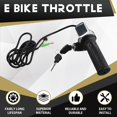 thumbnail image 4 of Acelerador de Bicicleta para EléCtrica 48V Manejar Gas Llave Bloqueo Pantalla LCD, 4 of 5