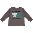 thumbnail image 3 of Inktastic Please Dont Feed Me I Have a Food Allergy with Elephant and Ribbon Boys or Girls Long Sleeve Toddler T-Shirt, 3 of 5