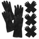 thumbnail image 1 of Black Latex Hair Shampoo Gloves for Protection and Salon Use Reusable Hand Protectors Size, 1 of 5