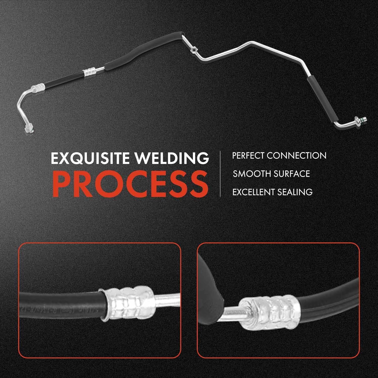 A-Premium A/C Liquid Line Hose Assembly Compatible with Mazda 3 2010-2012 2013 2.3L, Condenser to Evaporator, Without Orifice Tube