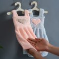 thumbnail image 2 of nipocaio 1pc Cute Dress Hand Towel Coral Velvet Absorbent Kitchen Dry Soft Towel, 2 of 5