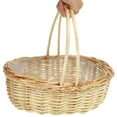thumbnail image 4 of Eease Handmade Wicker Flower Basket with Handle for Home Decor and Parties, 4 of 6