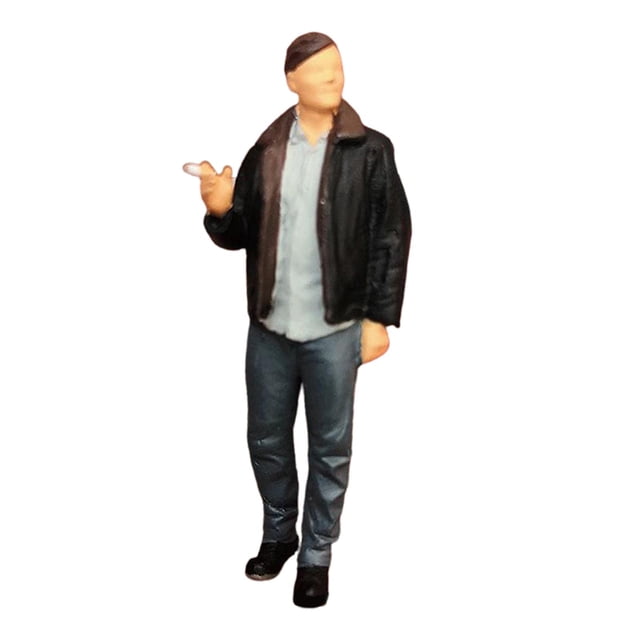 HILABEE 1/64 Doll Figure Model Male Miniature Train Layout Toys Scale D DIY Decor
