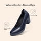 thumbnail image 3 of Zapatos de Tacón Bajo con Bloque para Mujer DREAM PAIRS Nereida Azul Marino, 3 of 8