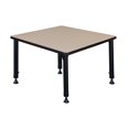 thumbnail image 4 of Regency TB3030BEAPBK 30 Po Table de Classe Réglable en Hauteur Carrée&44; Beige, 4 of 5