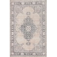 thumbnail image 6 of Well Woven Machine Washable Nile Tarifa Vintage Bohemian Medallion Floral Border Beige 2'6" x 3'9" Accent Doormat, 6 of 6