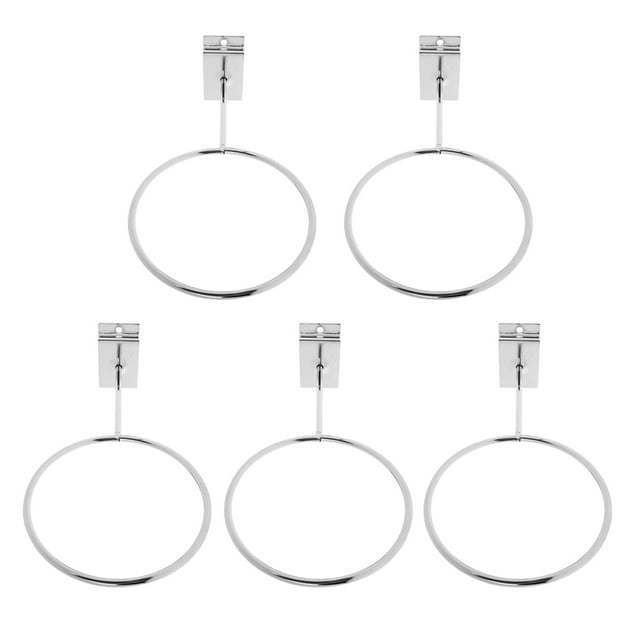 5pcs / Pack Display Anillos Fútbol Rugby Baloncesto Pelotas De Baloncesto DYNWAVEMX Ganchos para rack