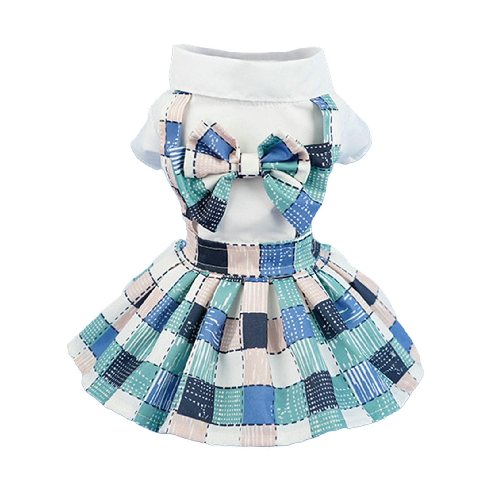 SMALL DOG -  Spring Blue Doggy Dress