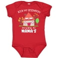 thumbnail image 3 of Inktastic Book My Reservation I'm Going to Nana's- House Boys or Girls Baby Bodysuit, 3 of 5