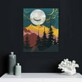 thumbnail image 4 of ARISTURING Abstract Mountain Forest Framed Canvas Home Artwork Decoration Nordic Style Wall Art for Living Room, Bedroom (16x20 inch), 4 of 4