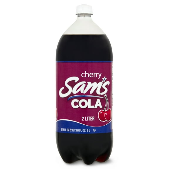 Sam's Cola Cherry Soda, 2 Liter Bottle