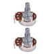 thumbnail image 1 of Paquete de 2 Potenciómetros Cónicos Grandes A250K, Potenciómetros Alfa para Guitarra Eléctrica / Bajo, de 18 Mm shamjiam Potenciómetro de guitarra Potenciómetro de audio, 1 of 9