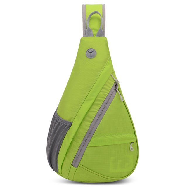 Hukapapa Oblique span single shoulder bag Men's and women's chest bag Outdoor sports bag Mountaineering cycling bag Multi-functional chest baggreen