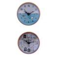 thumbnail image 1 of Abbracc Bathroom Clock Waterproof Kitchen Mini Bath Wall Clock Time Display Portable Orange3 Orange5, 1 of 9